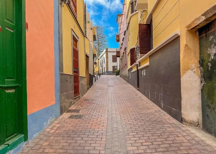 Casa Libelvik En Pleno Centro Con Terraza Vendégház Gáldar