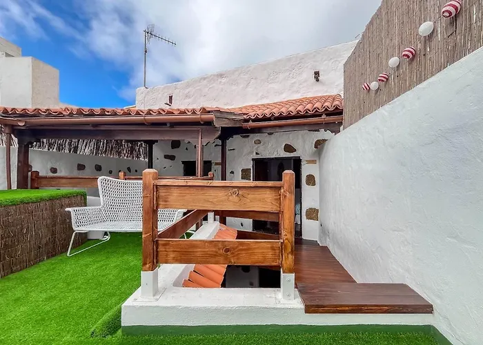 Casa Libelvik En Pleno Centro Con Terraza Vendégház Gáldar